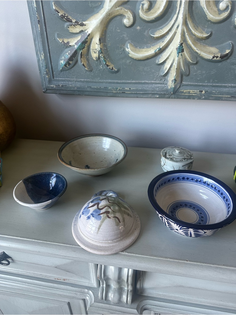 Studio pottery lot most signed or marked